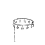 Silver Star Ankle Chain