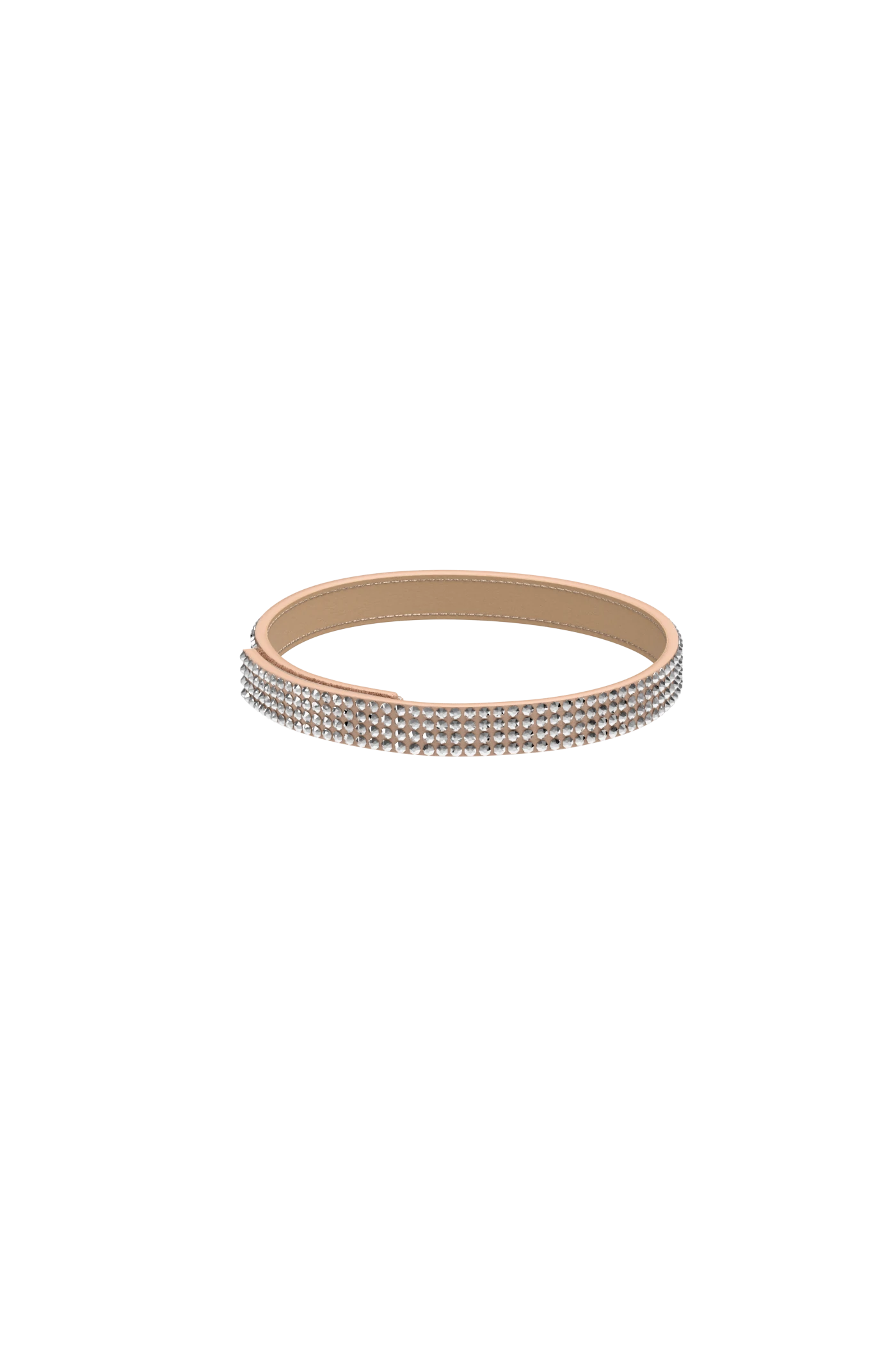 Sand Rhinestone Ankle Strap