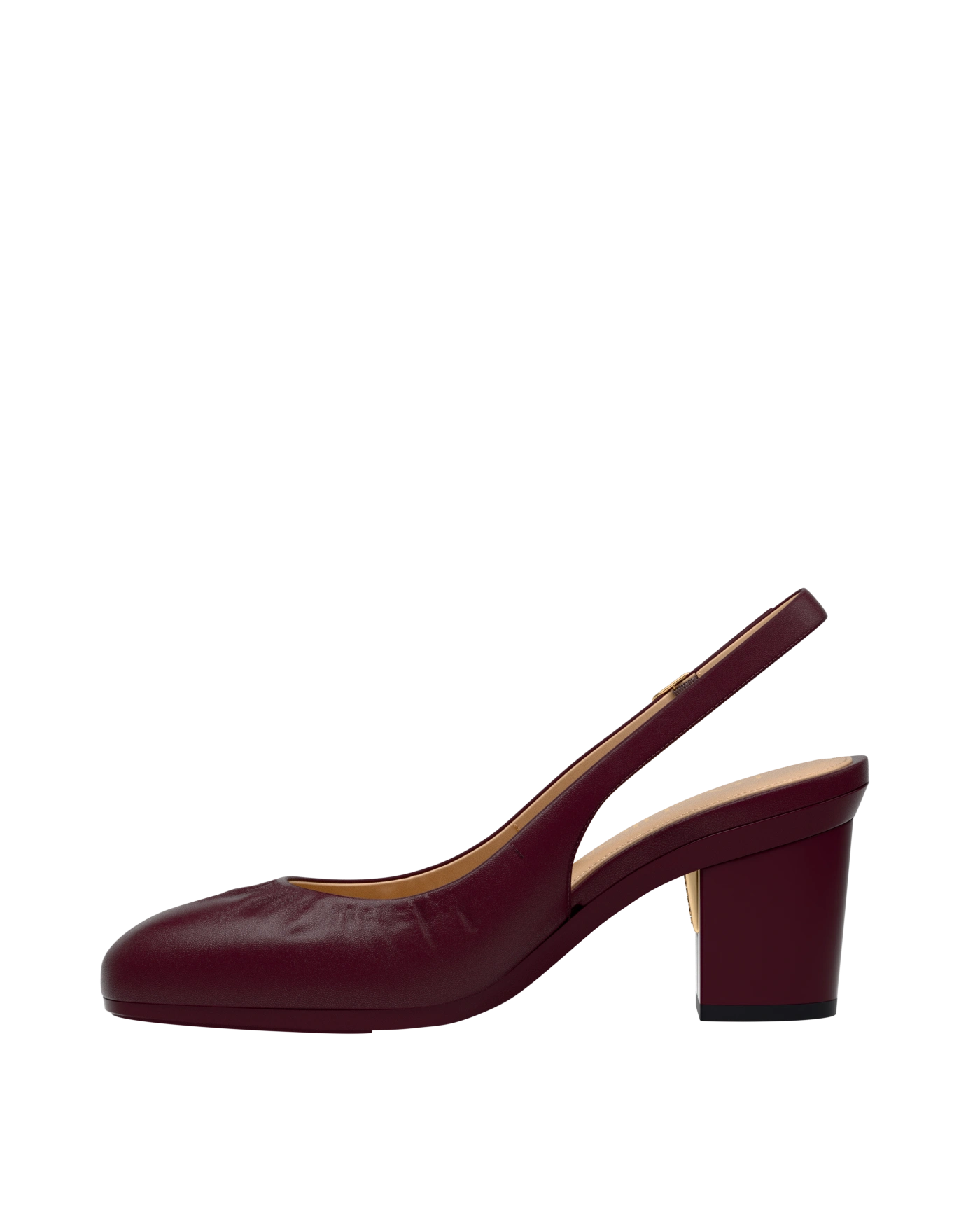 Ion Block Anna Slingback - Cherry Mocha Leather 3