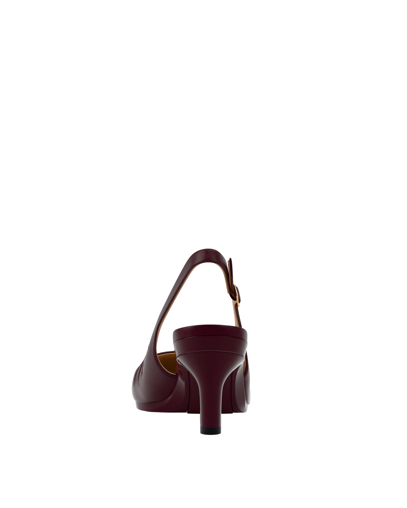Anna Slingback - Cherry Mocha Leather 3" Stiletto