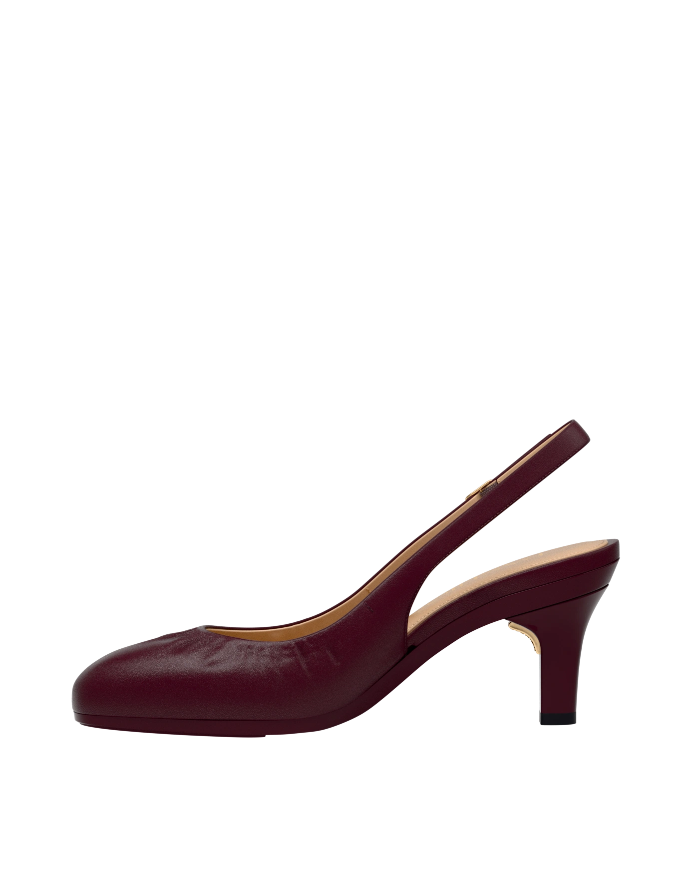 Anna Slingback - Cherry Mocha Leather 3" Stiletto
