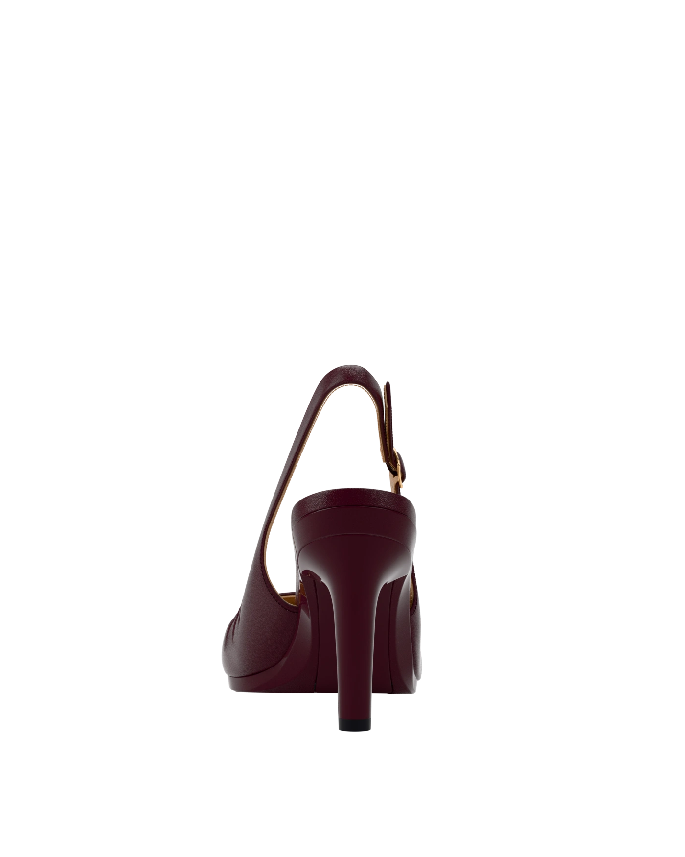 Anna Slingback - Cherry Mocha Leather 4" Stiletto