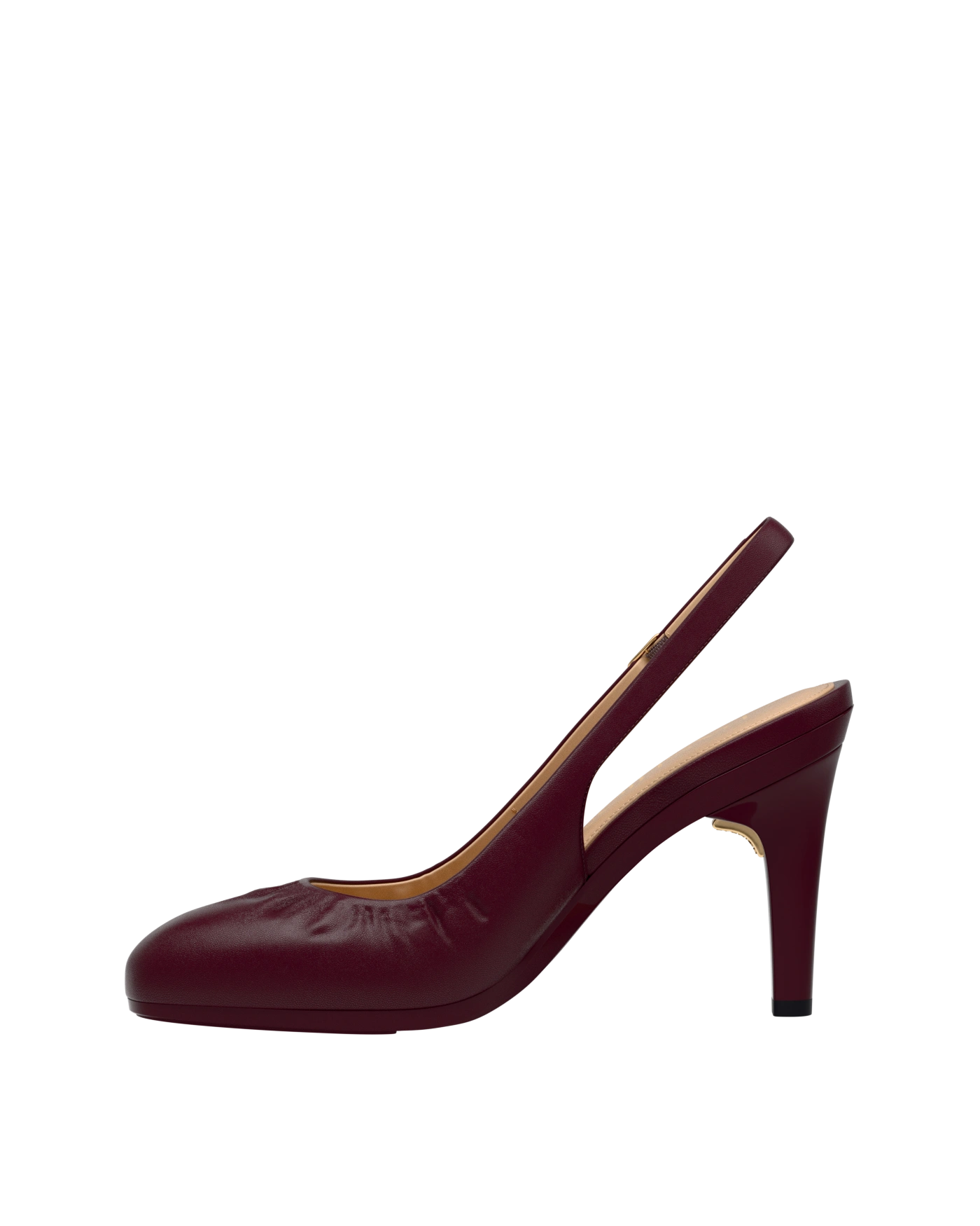 Anna Slingback - Cherry Mocha Leather 4" Stiletto