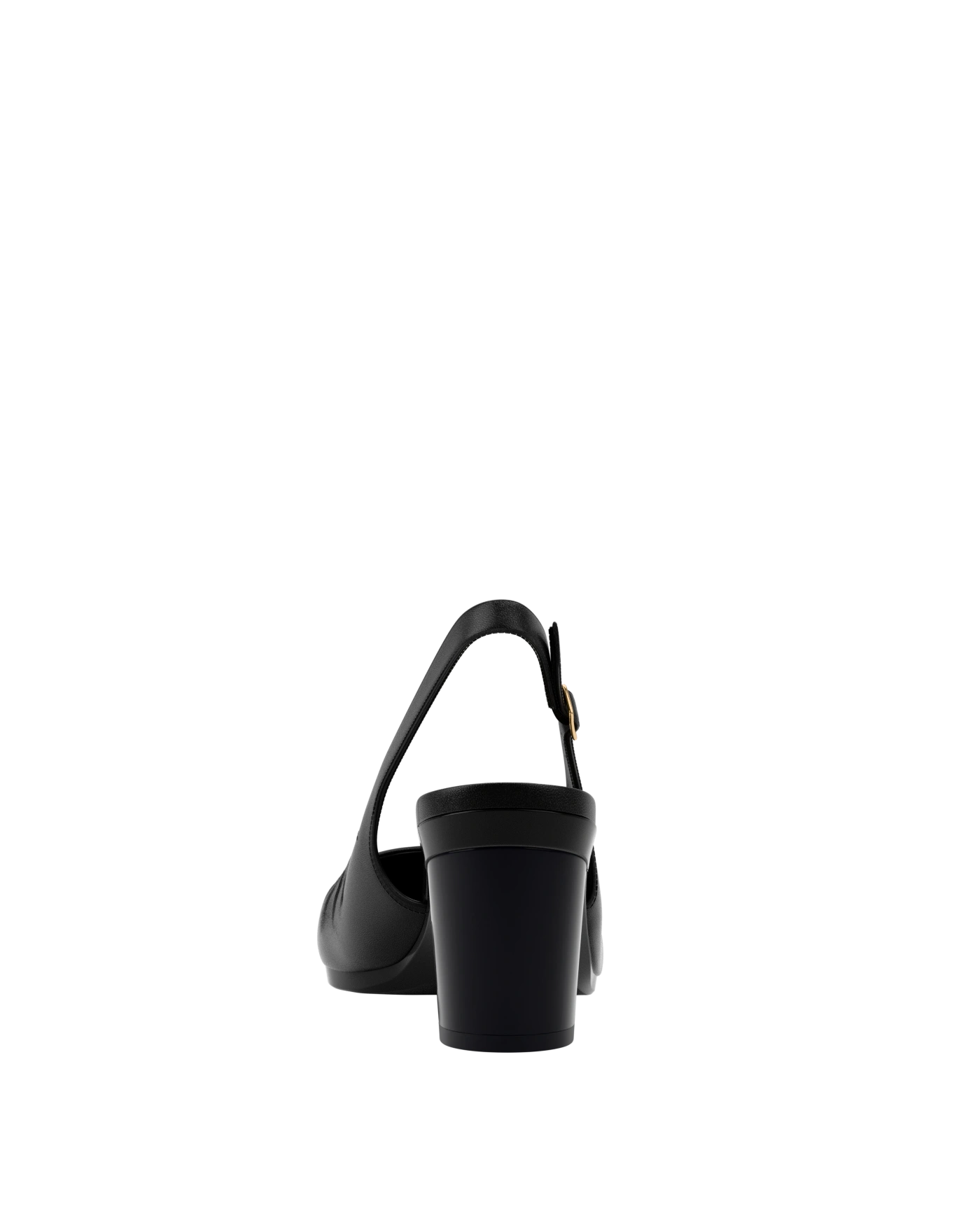 Ion Block Anna Slingback - Coal Black Leather 3