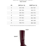Blake Knee High Boot - Cherry Mocha Leather 3 Stiletto