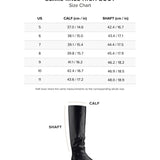 Blake Knee High Boot - Coal Black Leather 3 Block