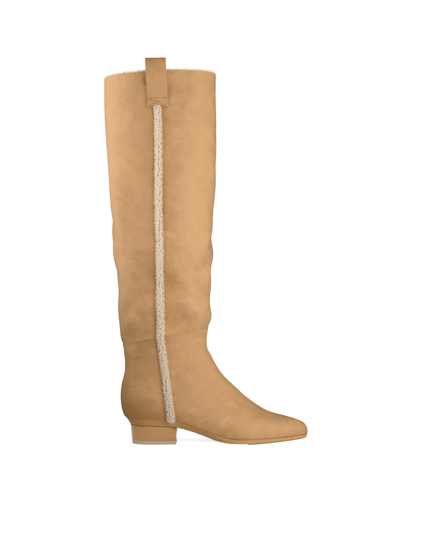 Blake Boot - Camel Suede Sherpa