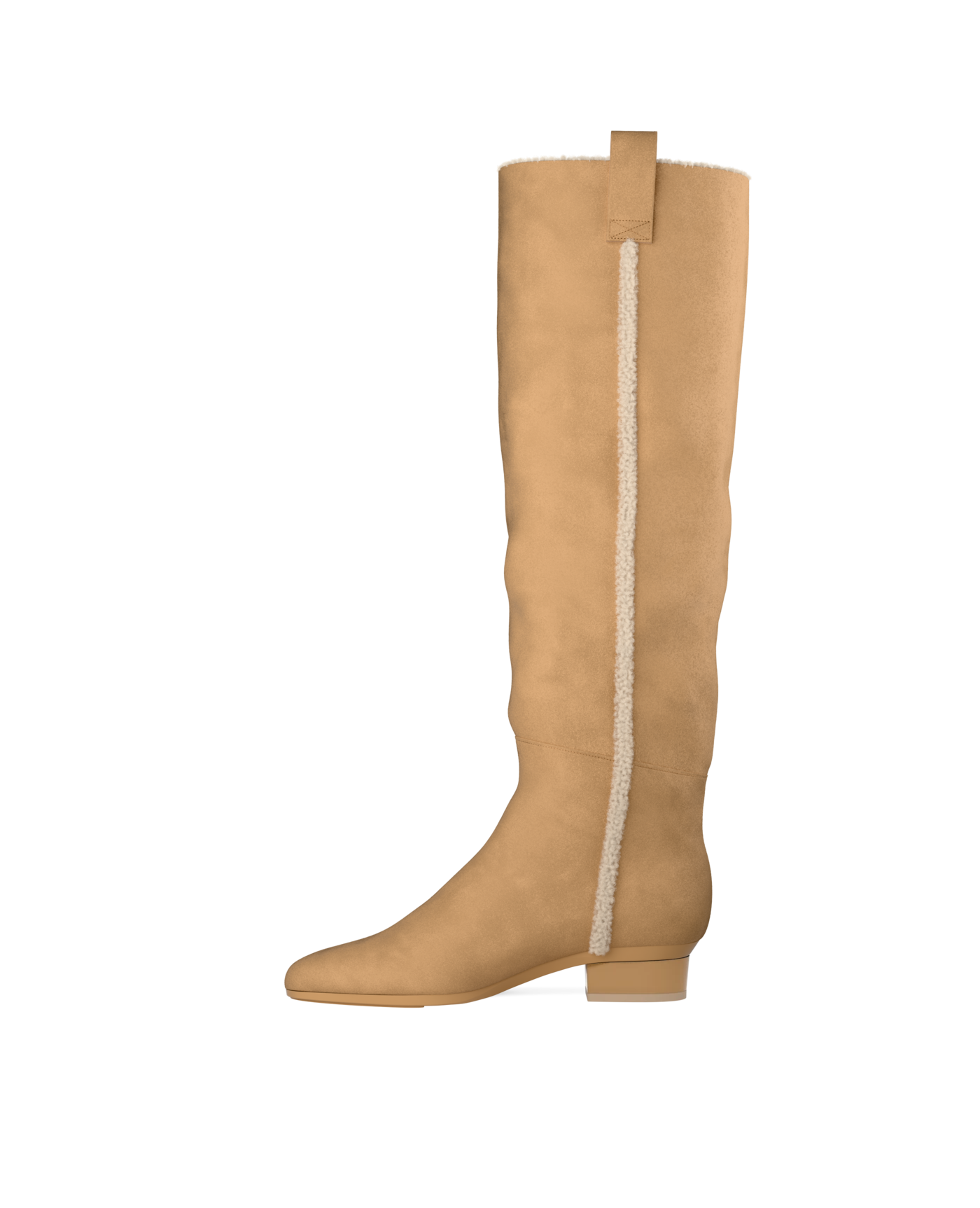 Blake Boot - Camel Suede Sherpa