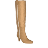 Blake Boot - Camel Suede Sherpa 3 Stiletto