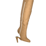 Blake Boot - Camel Suede Sherpa 4 Stiletto