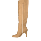 Blake Boot - Camel Suede Sherpa 4 Stiletto