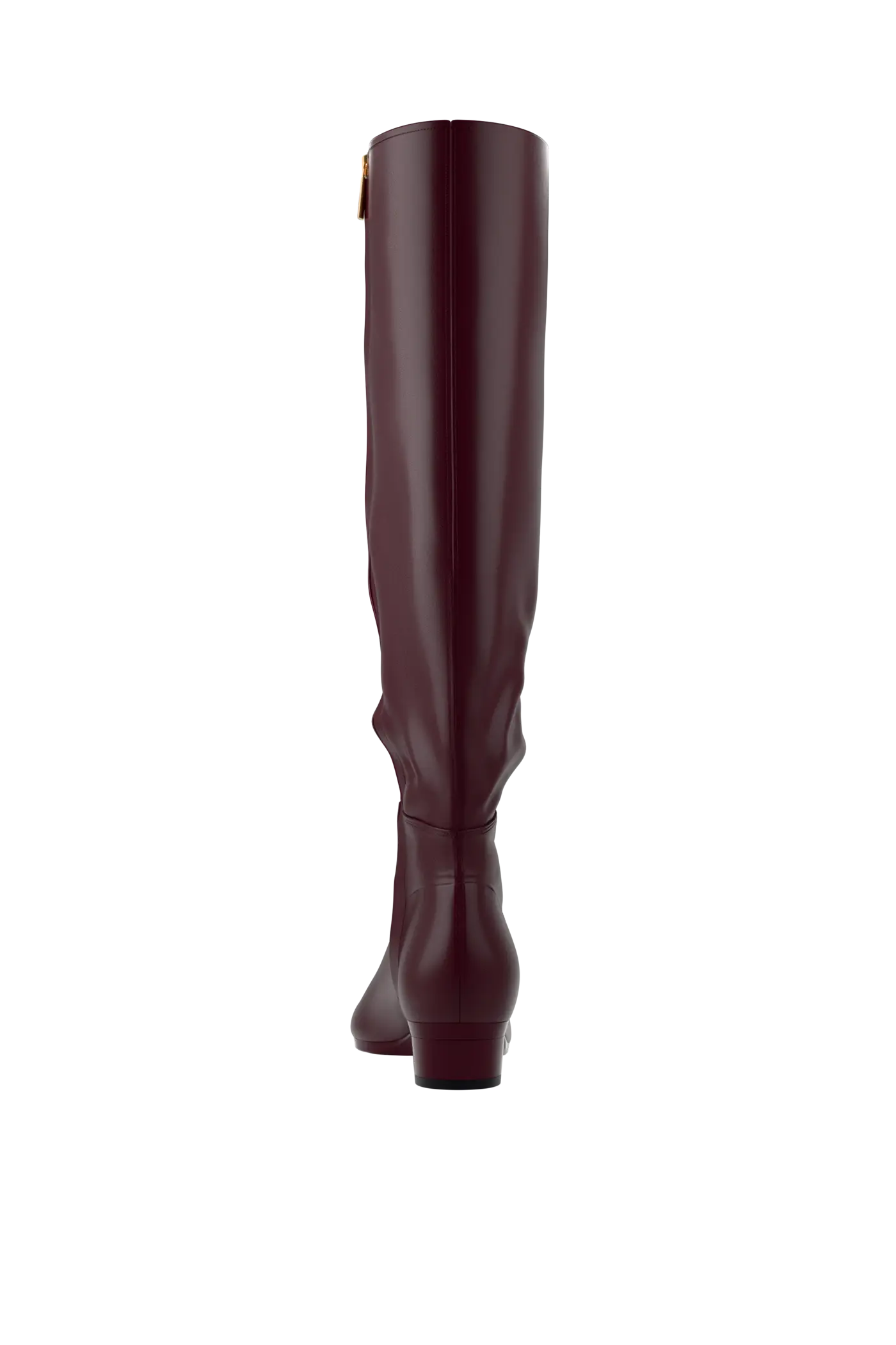 The Blake Knee High Boot - Cherry Mocha Leather