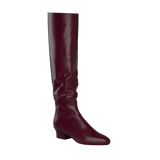 Blake Knee High Boot - Cherry Mocha Leather 3 Stiletto