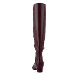Blake Knee High Boot - Cherry Mocha Leather