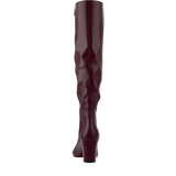 Blake Knee High Boot - Cherry Mocha Leather 3 Block