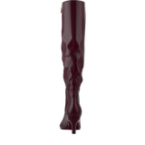 Blake Knee High Boot - Cherry Mocha Leather 3 Stiletto