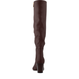 Blake Knee High Boot - Chocolate Suede 3 Block