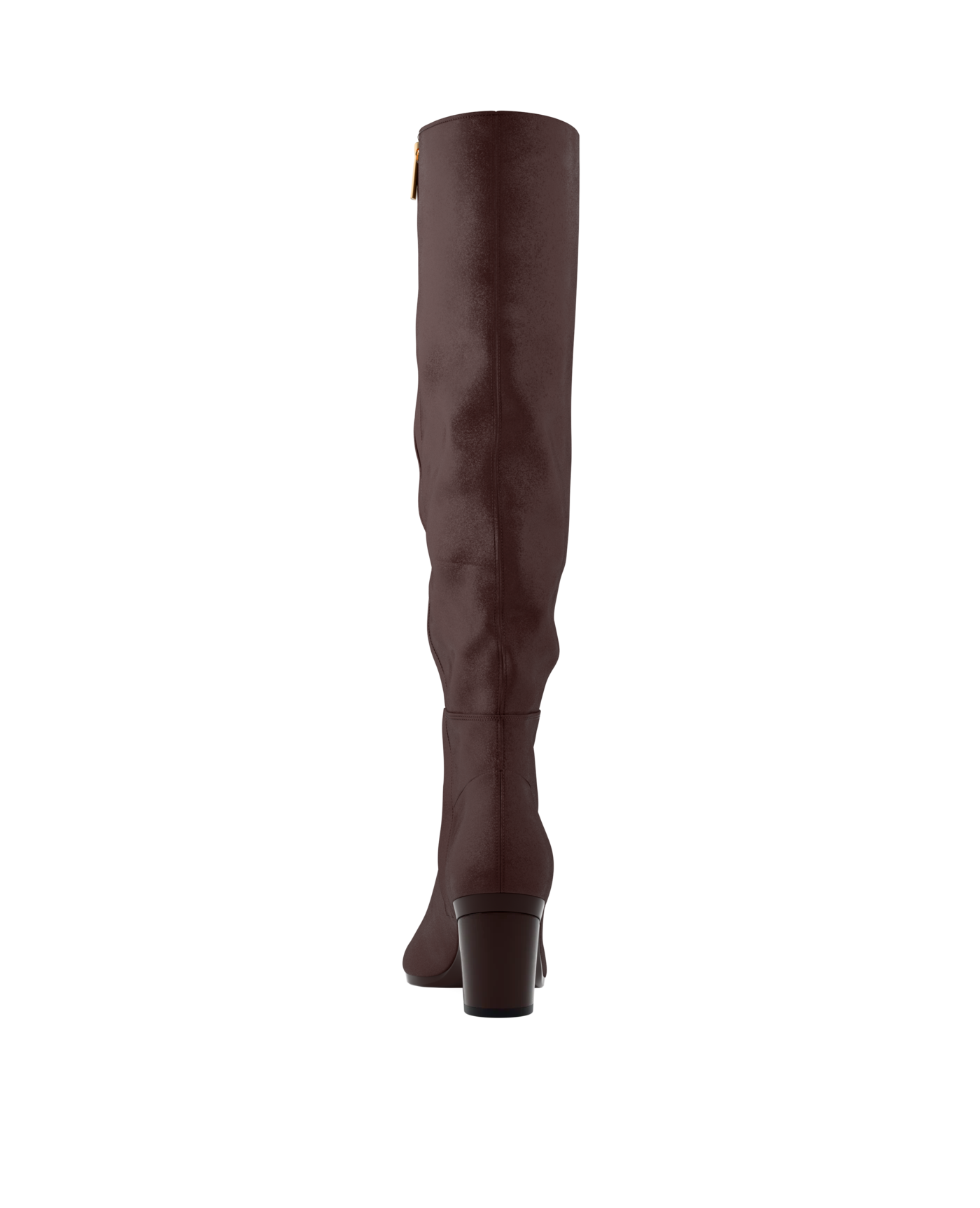 Blake Knee High Boot - Chocolate Suede 3 Block