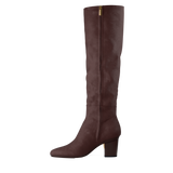 Blake Knee High Boot - Chocolate Suede 3 Block