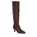 Blake Knee High Boot - Chocolate Suede 3 Stiletto