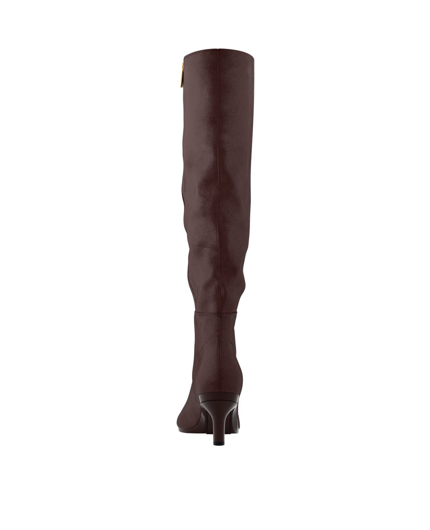 Blake Knee High Boot - Chocolate Suede 3 Stiletto