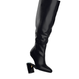 Blake Boot Wide Calf - Coal Black Leather 4 Block
