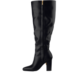 Blake Boot Wide Calf - Coal Black Leather 4 Block
