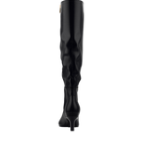 Blake Boot Wide Calf - Coal Black Leather 3 Stiletto