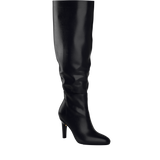 Blake Boot Wide Calf - Coal Black Leather 4 Stiletto