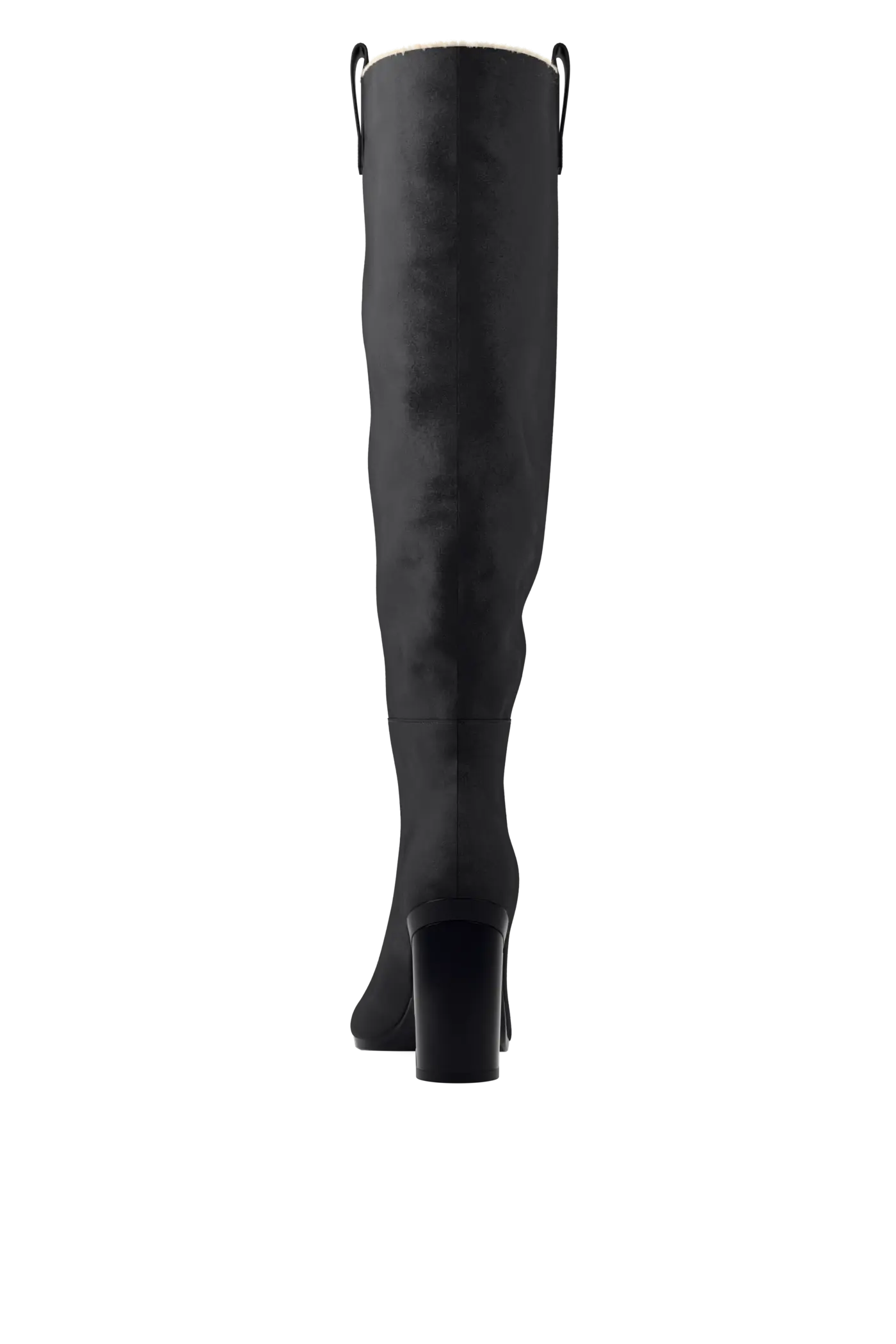 The Blake Boot - Coal Suede Sherpa 4 Block