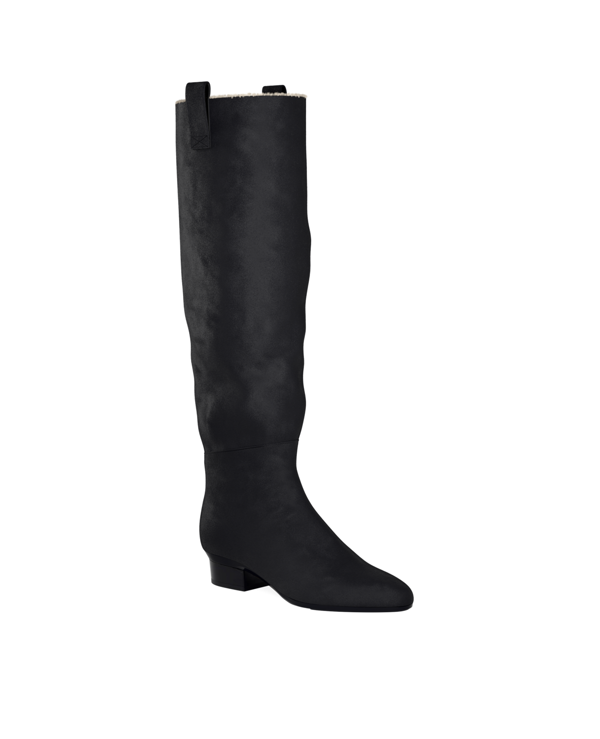The Blake Boot - Coal Black Suede Sherpa