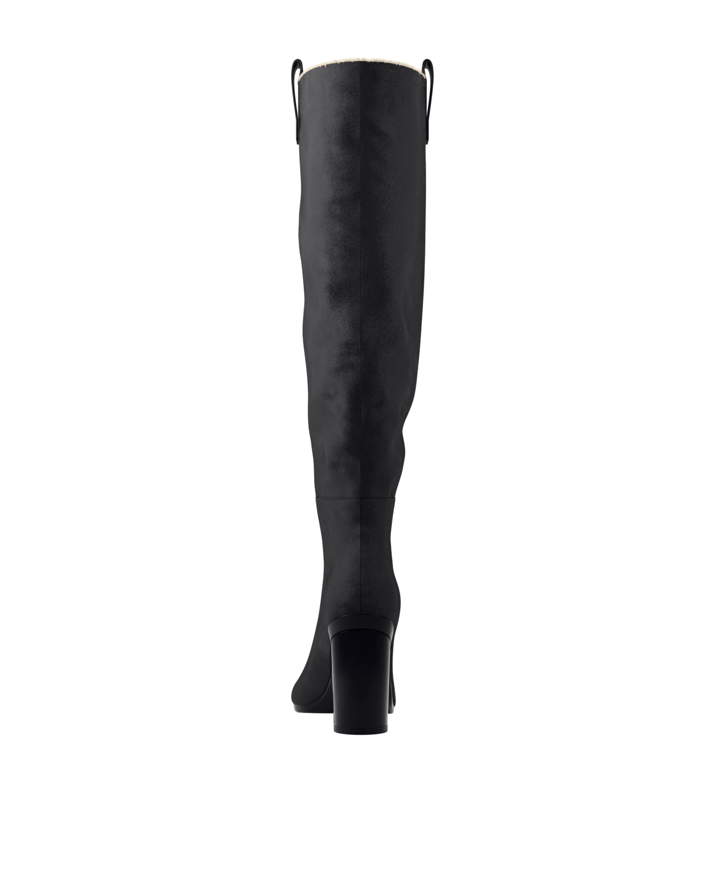 Blake Boot - Coal Black Suede Sherpa 4 Block