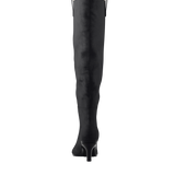 Blake Boot - Coal Black Suede Sherpa 3 Stiletto