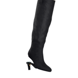 Blake Boot - Coal Black Suede Sherpa 3 Stiletto