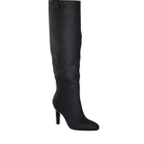 Blake Boot - Coal Black Suede Sherpa 4 Stiletto
