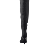 Blake Boot - Coal Black Suede Sherpa 4 Stiletto