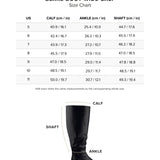 Blake Boot Wide Calf - Coal Black Leather 4 Block