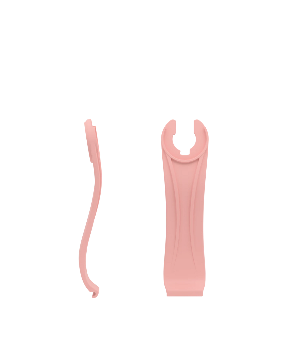Stelo - Blush, product view. Pashion convertible heels go from heel to flat and are customizable with interchangeable heel kits.