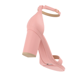 Stelo - Blush, alternate view. Pashion convertible heels go from heel to flat and are customizable with interchangeable heel kits.