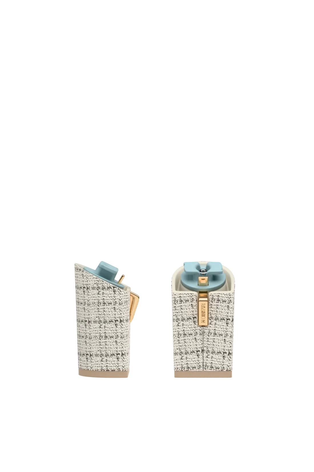 Block Heel Kit 4 Bone Tweed