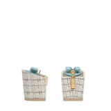 Block Heel Kit 3 Bone Tweed, 3-inch interchangeable block heel. Pashion convertible heels go from heel to flat and are customizable with interchangeable heel kits.