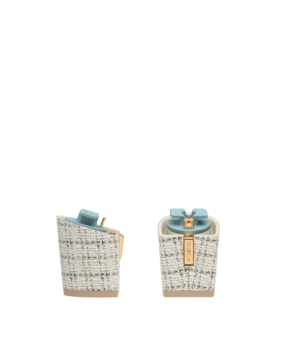 Block Heel Kit 3 Bone Tweed, 3-inch interchangeable block heel. Pashion convertible heels go from heel to flat and are customizable with interchangeable heel kits.