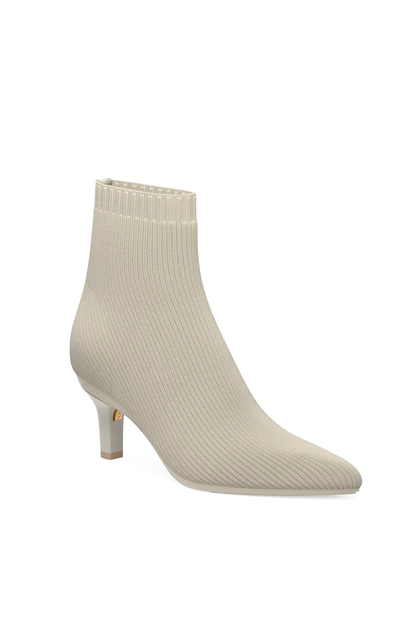 The Bootie - Bone Knit 3 Stiletto