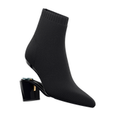 Peyton Ankle Boot - Coal Black Knit 3 Block
