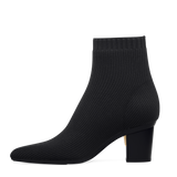 Peyton Ankle Boot - Coal Black Knit 3 Block