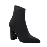 Peyton Ankle Boot - Coal Black Knit 4 Block