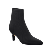 Peyton Ankle Boot - Coal Black Knit 3 Stiletto