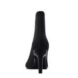 Peyton Ankle Boot - Coal Black Knit 4 Stiletto