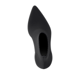 Peyton Ankle Boot - Coal Black Knit 4 Block