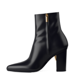 Peyton Ankle Boot - Coal Black Leather 4 Block